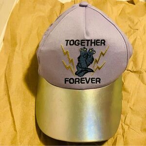 RARE NWOT Oh My Disney Little Mermaid Ariel Flotsam & Jetsam shiny baseball cap